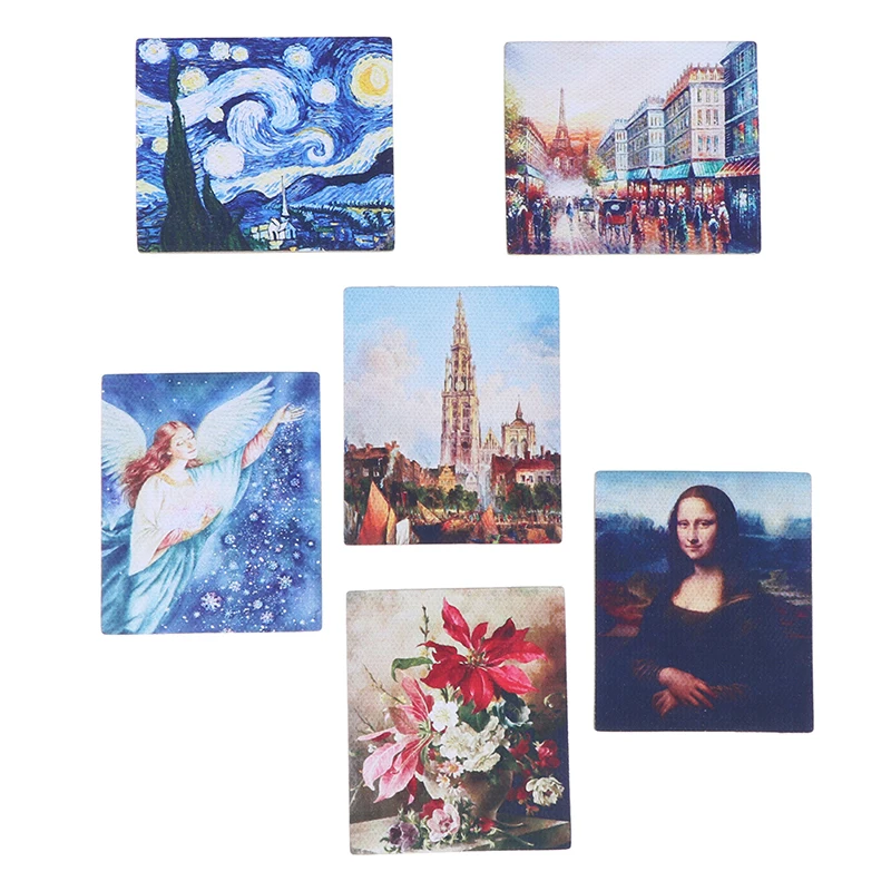 1:12 миниатюрная мебель кукольный дом рамка из смолы для картины Diy Кукольный Мини