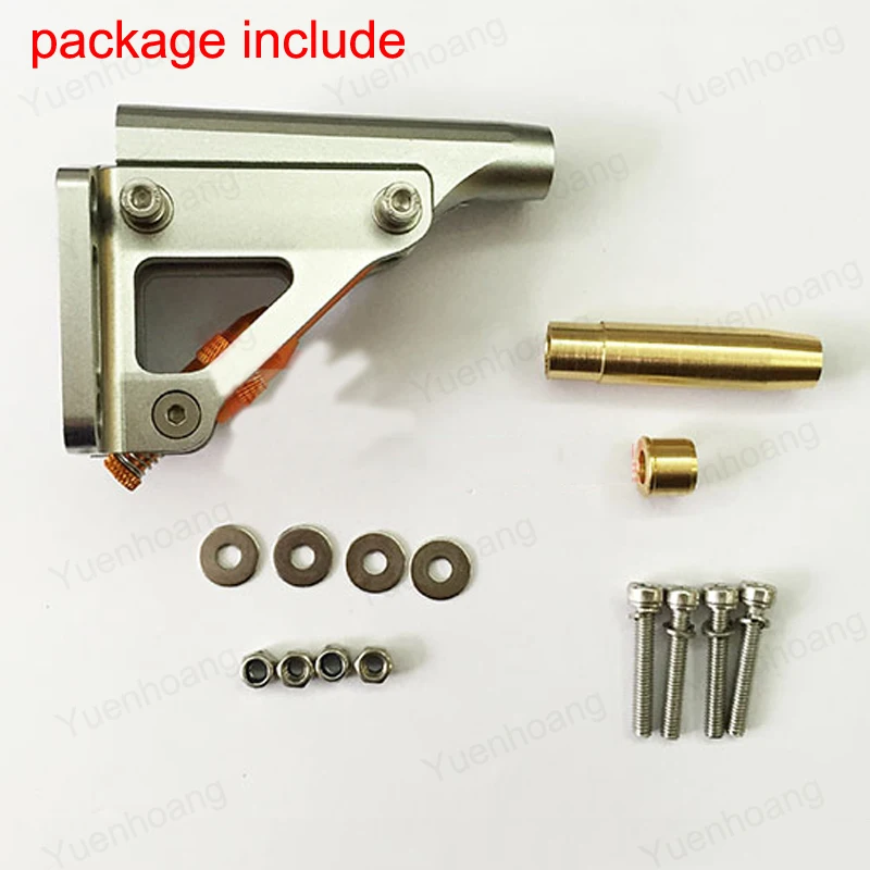 

1pc 7075 Aluminum Shaft(Axle) Bracket Adjustable Length Stinger Propeller Flexible Strut Height 48mm for RC Model Petrol Boat