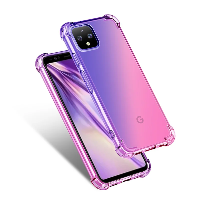 Чехол для телефона с градиентом Google Pixel 4 4XL мягкий силиконовый чехол из ТПУ
