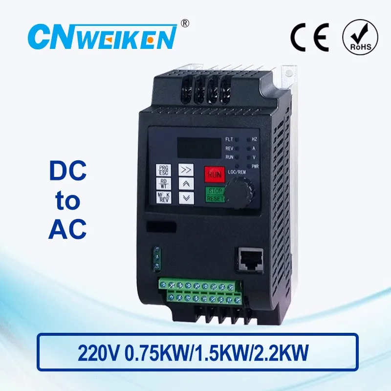 220 В 400 кВт VFD солнечный частотно-регулируемый привод инвертор Гц 10 А DC200-400V вход 3HP
