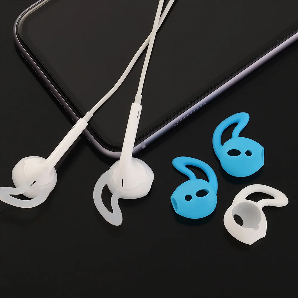 2 пары противоскользящие спортивные наушники-вкладыши airpods/i9S/i10/i11/i12/i13/i14/TWS с