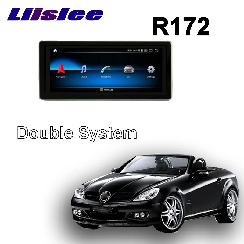 Автомобильный мультимедийный GPS аудио радио для Mercedes Benz MB SLK200 SLK250 SLK300 R171 R172 2004 2015