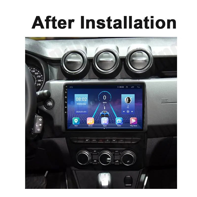 JUSTNAVI QT5 Android 10 0 для Renault Duster HM 2 II 2020 - 2021 Arkana 1 I 2019 Carplay WIFI GPS 4G 64G навигация din |
