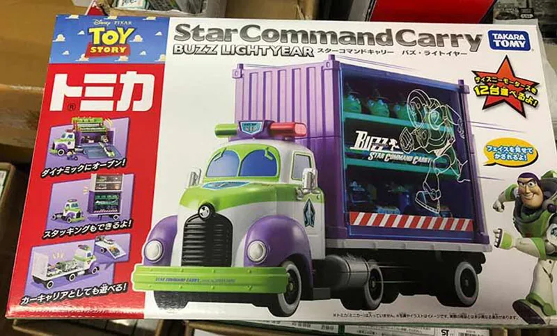 TAKARA TOMY DISNEY& TOMICA Toy Story Buzz Lightyear Коллекция 1: 84 Star командный контейнер для перевозки грузовика Изысканные Подарки для детей
