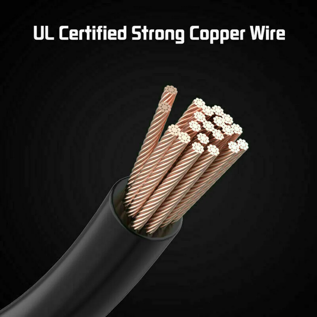 Resin And Copper Power Cable 50CM 5AWG Battery Wires Electrical Supplies