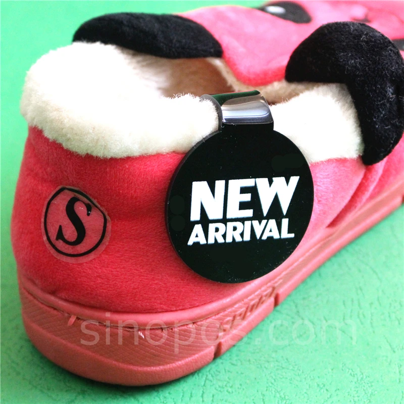 Акриловый зажим Новое поступление знак сумка ботинки рекламная этикетка ценник