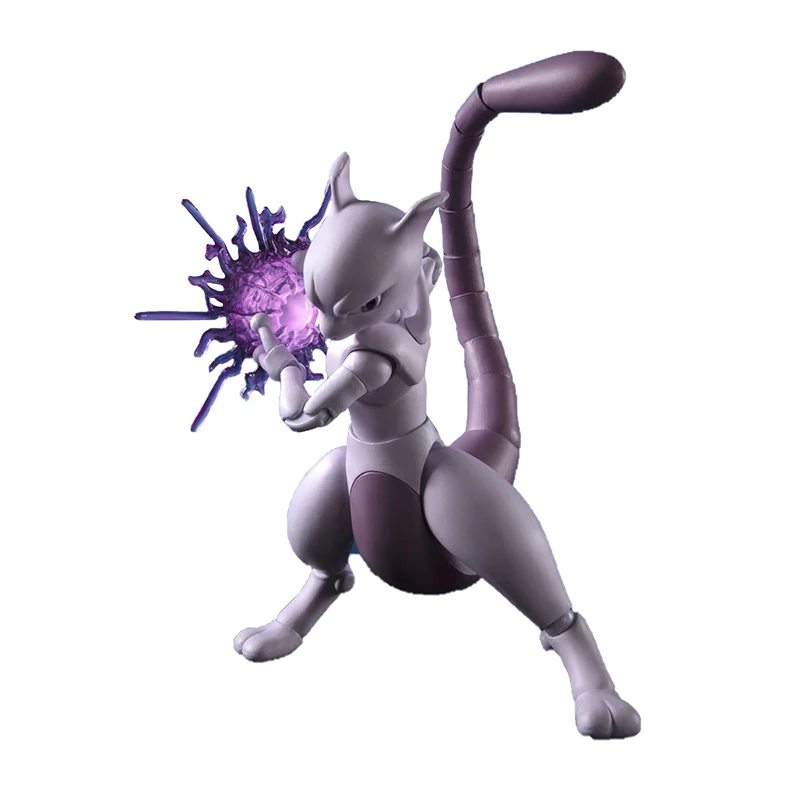 

Original BANDAI POKEMON SHF Mewtwo PVC Anime Action Figure Collection Model Toy For Kids