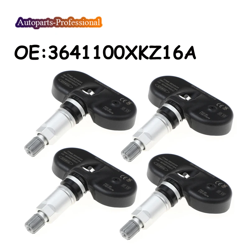 Датчик давления в шинах Great Wall Haval H6, 4 шт./лот, 434 МГц, 3641100XKZ16A, 3641100-XKZ16A