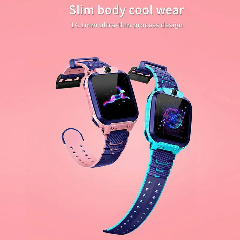 Смарт часы gps GSM локатор сенсорный экран отслеживания SOS водонепроницаемый