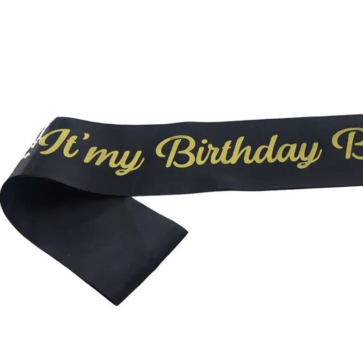1 шт. Милая Золотая блестящая надпись It's My Birthday Bitches забавная фотография для