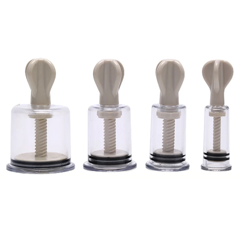 1 Pieces Medical Portable Twist Pump Suction Vacuum Nipple Suckers Massage Cupping Tool
