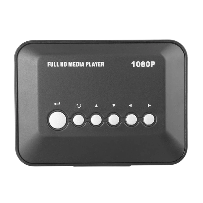 Mini Full HD 1080P Media Player with HDMI/VGA/AV/USB/SD/MMC/Optical Output EU Plug | Электроника