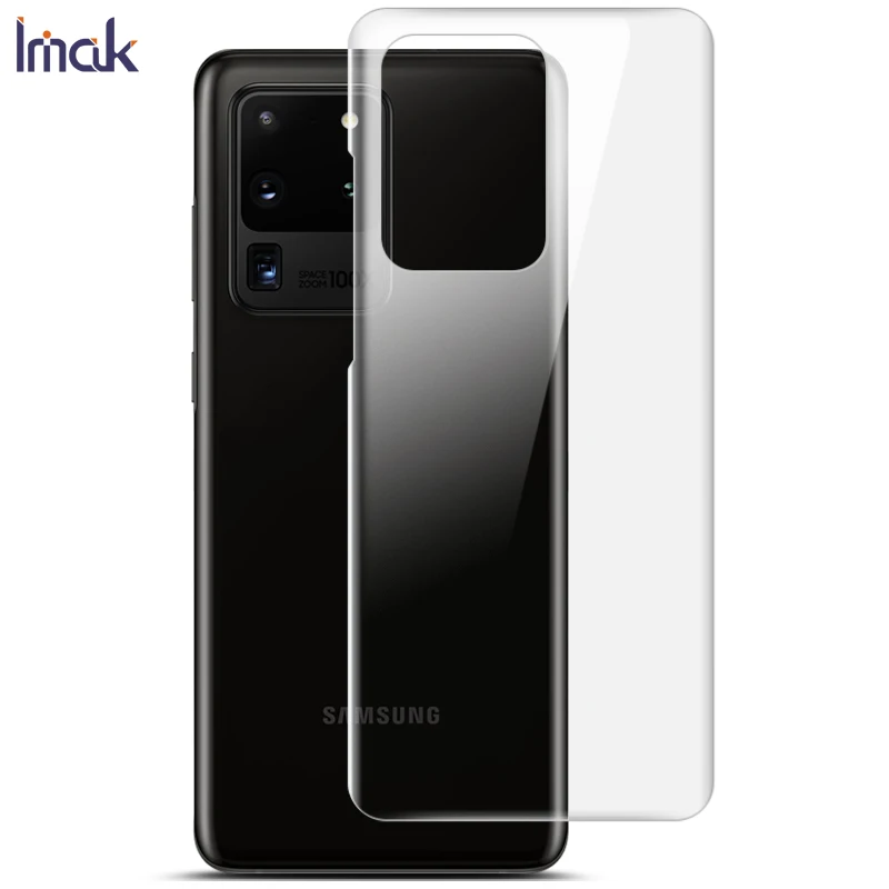 

Imak 2pcs/Pack Sensitive Transparent Hydrogel Thin Film for Samsung Galaxy S20 Ultra 5G 3D Full Cover Curved Soft Protector