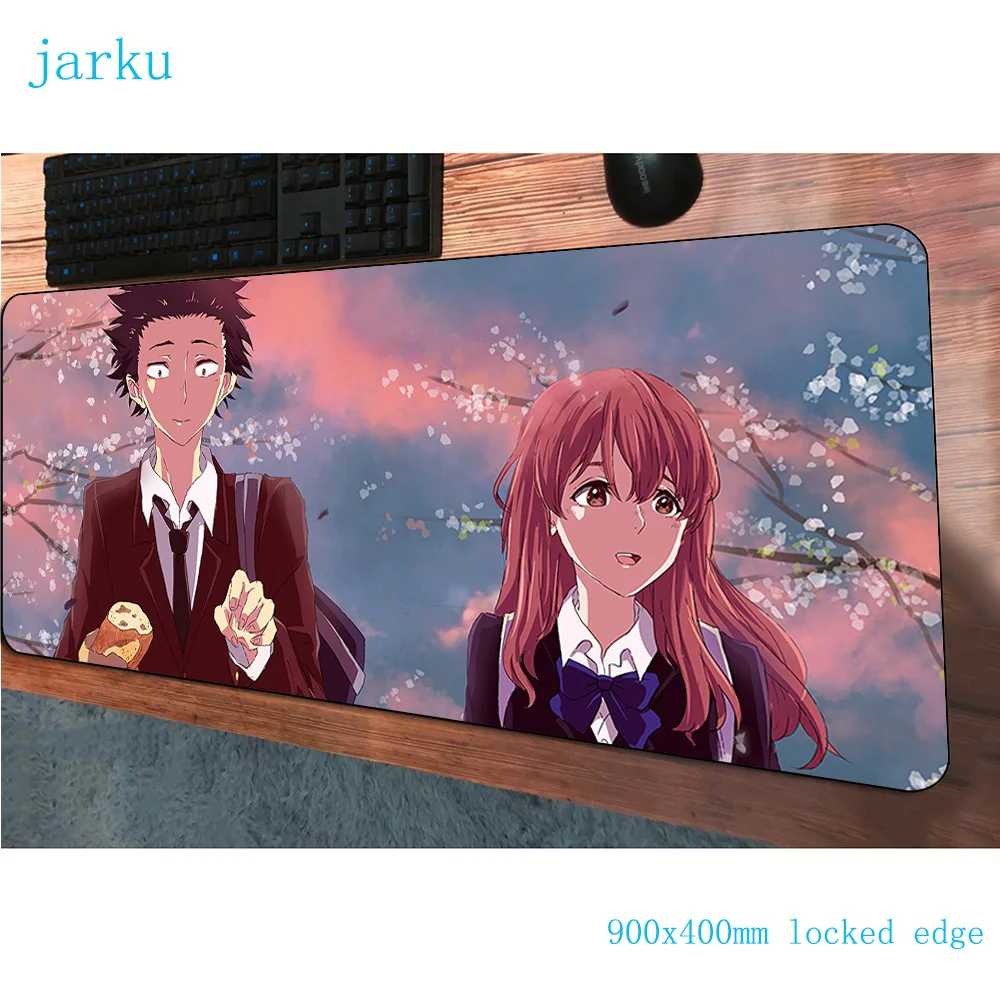 Koe No Katachi коврики 900x400 мм лучший игровой коврик для мыши Клавиатура Nishimiya Shouko