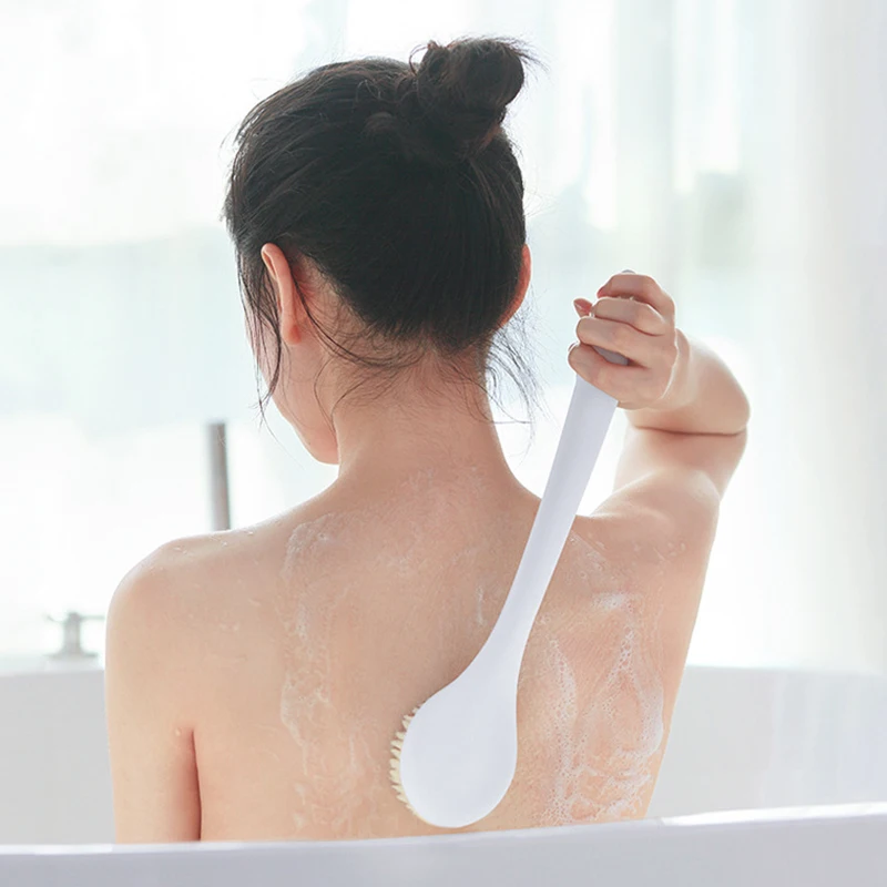 

Bath Cleaning Brush Back Body Bath Shower Brushes With Handle Exfoliating Scrub Skin Massager Exfoliation Bathroom Brush DWH5
