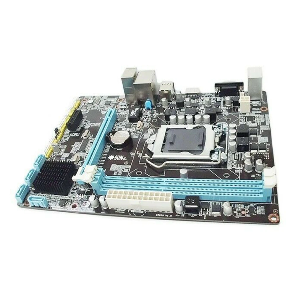 H55 LGA1156 поддерживает I3 I5 I7 CPU материнская плата настольный компьютер стабильная