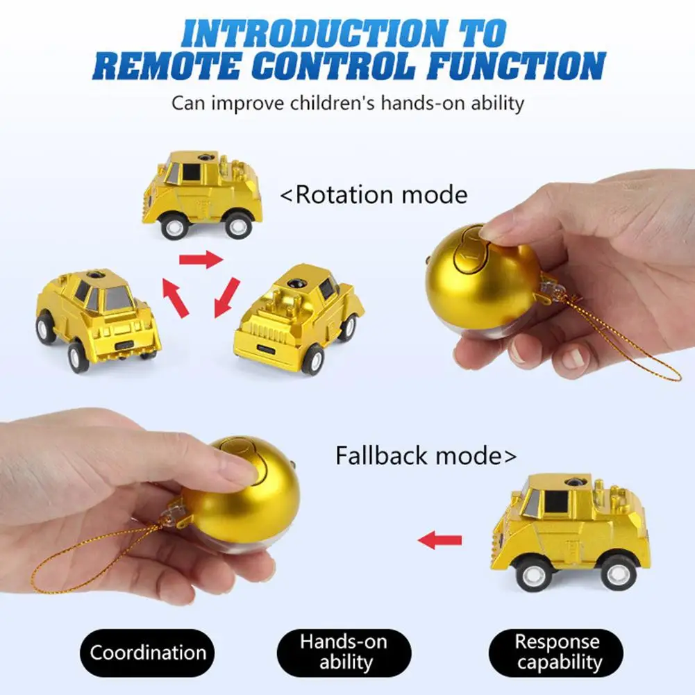 2 4G беспроводной пульт дистанционного управления мини игрушечный автомобиль Мяч