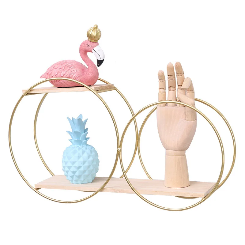 

Nordic creative wall living room bedroom wall hanging room wall layout display decoration area shelving