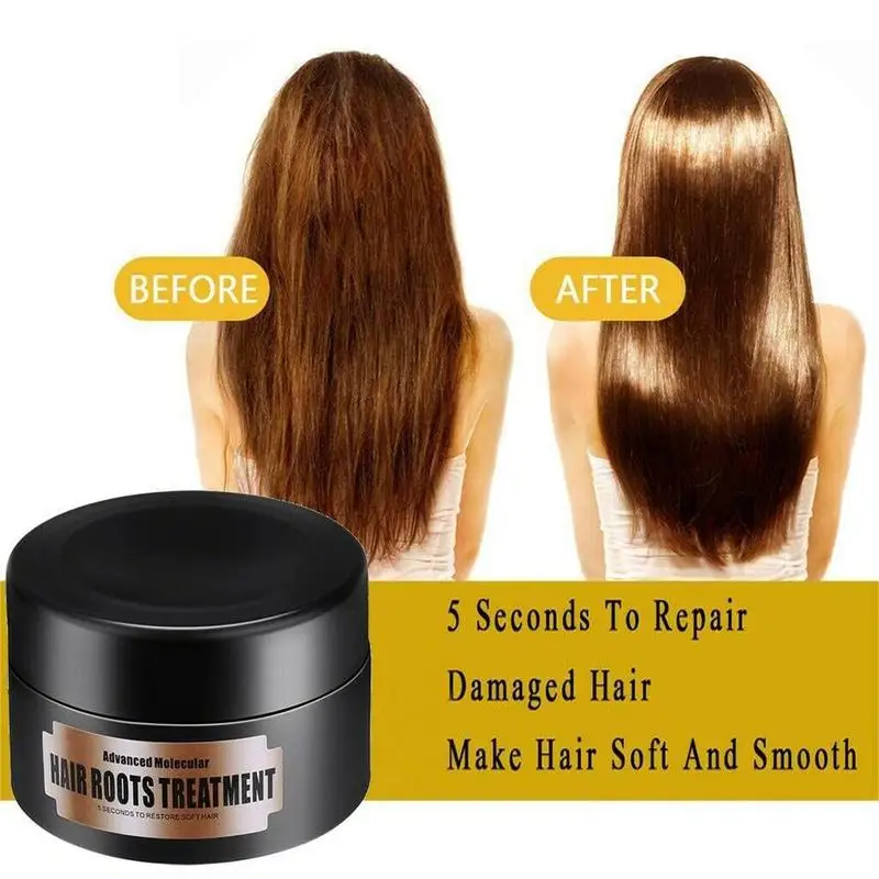 60g Hair Roots Treatment Mask Advanced Molecular Recover Elasticity Types Keratin | Красота и здоровье