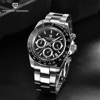 pagani design 2021 new top brand fashion casual men quartz watches sapphire glass stainless steel waterproof sports chronograph