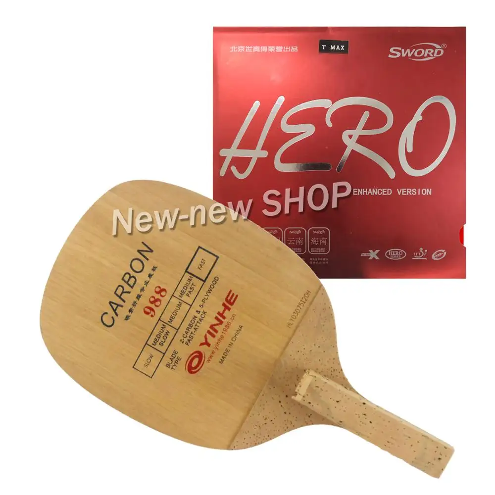 

Yinhe 988 Blade with Sword Hero Rubber for a Table Tennis Racket