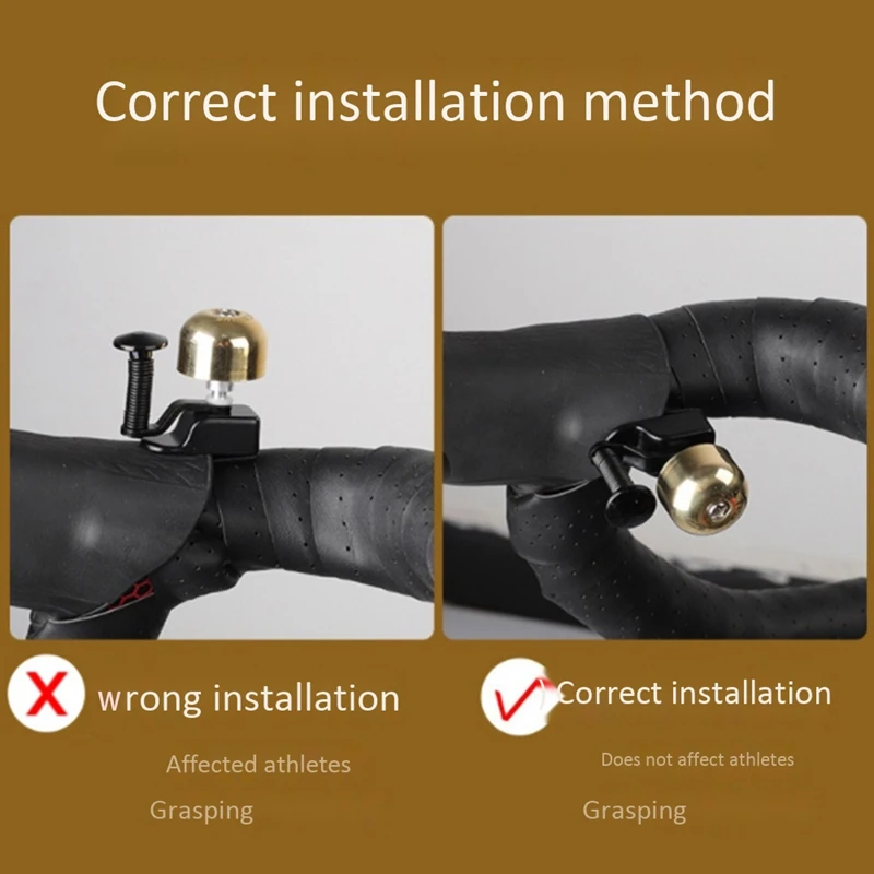 

WEST BIKING Bike Bell Clear Loud Sound Handlebar Safety Warning Bell