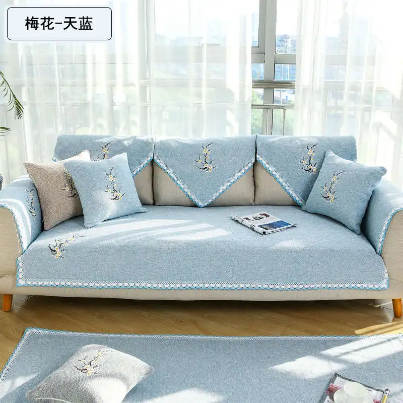 Чехол для дивана из хлопка/линий защита от грязи новинка 2019 мягкие Нескользящие