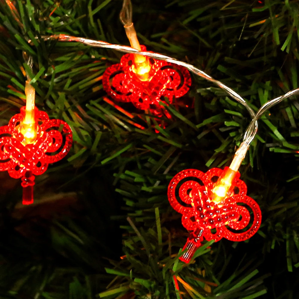 

New Year Wedding Decorative String Lights Chinese Knot LED Fairy Hanging Lights Party Wedding Decorative Fairy Lights