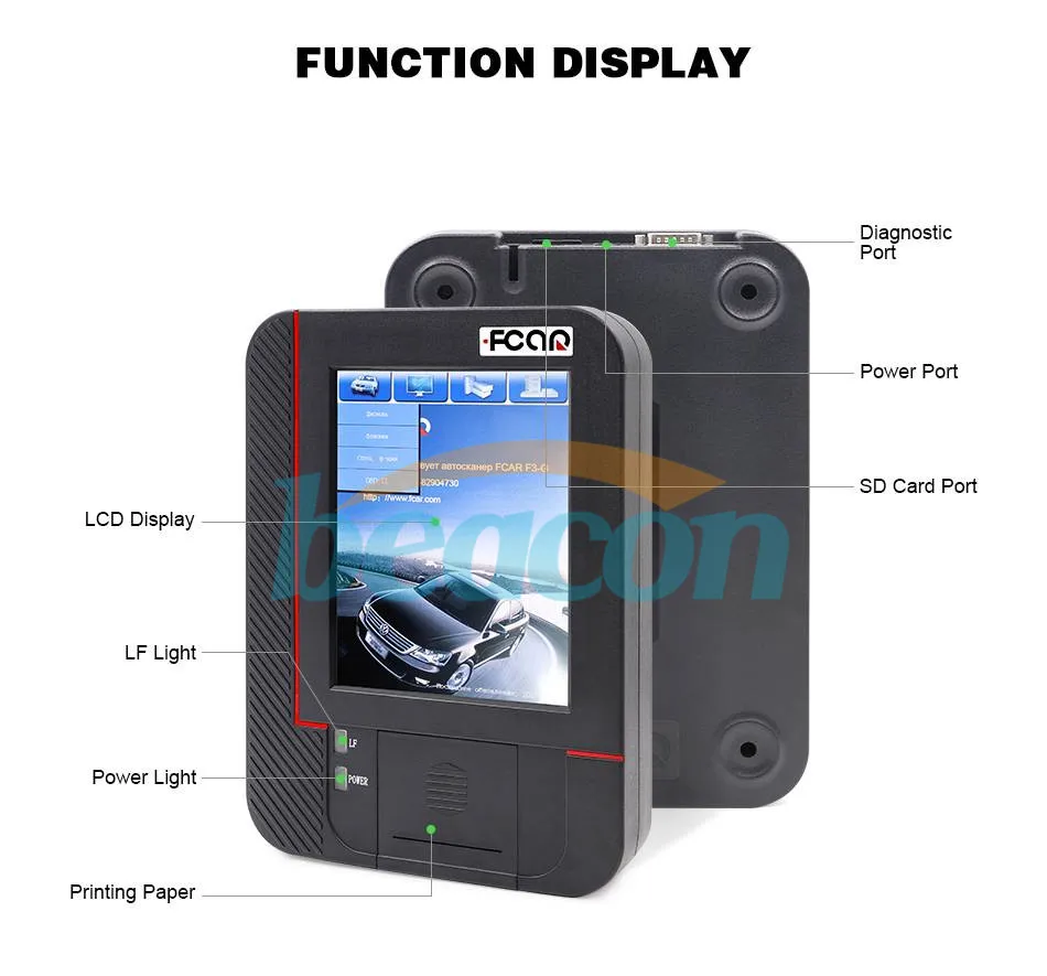 Оригинальный сканер Fcar F3 G для бензиновых автомобилей и тяжелых грузовиков 1 год