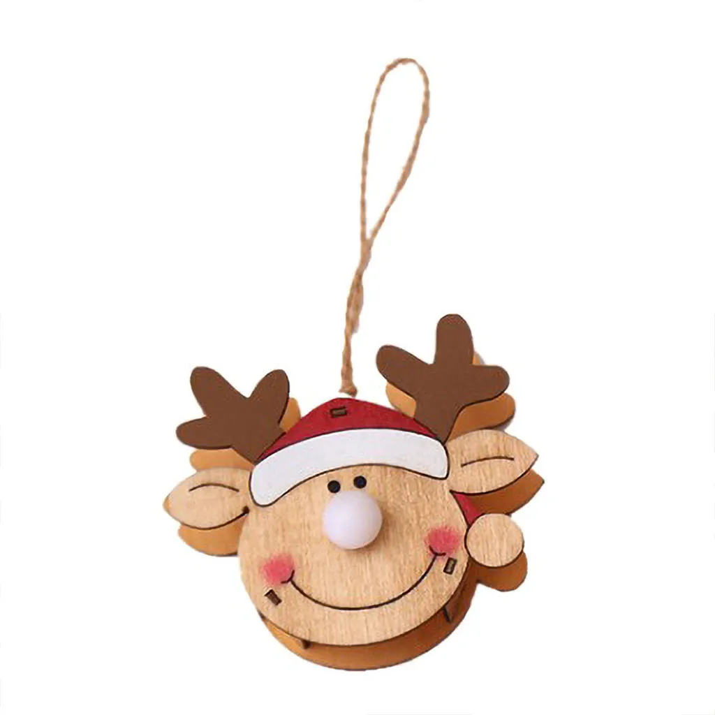 Мульти Стиль креативные Деревянные Ремесла рождественские деревянные подвески