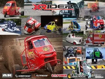 Забавный RC X-Rider Фламинго 1/8 2,4G 2WD Rc автомобиль электрический трицикл мотоцикл трицикл RTR дрейф