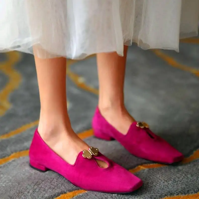 

Ladies Flat Shoes Round Toe Solid Color Single Shoes Retro Elegant Shoes Casual Office Shoes Lazy Shoe Covers Wear Shoes Women