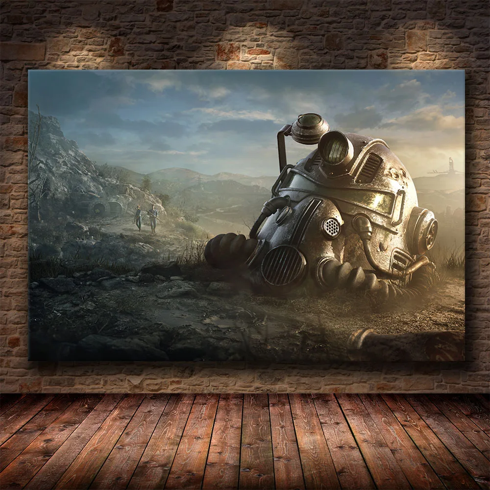 HD Печать радиации ролевые игры большие онлайн Ideo игра горячее Искусство Живопись