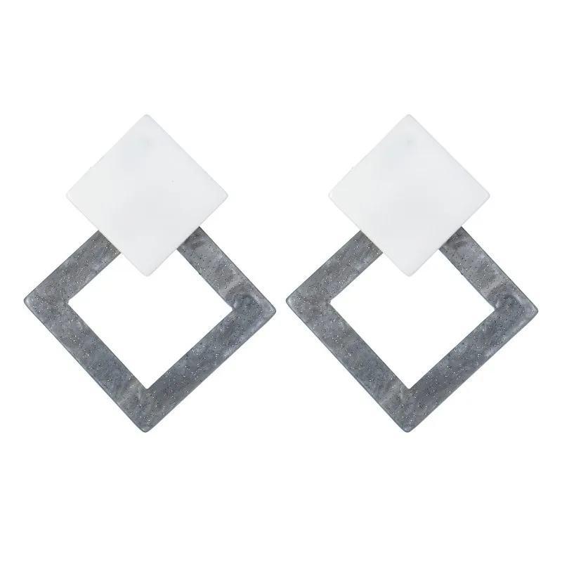 Женские серьги клипсы для ушей без прокола геометрические винтажные клипса