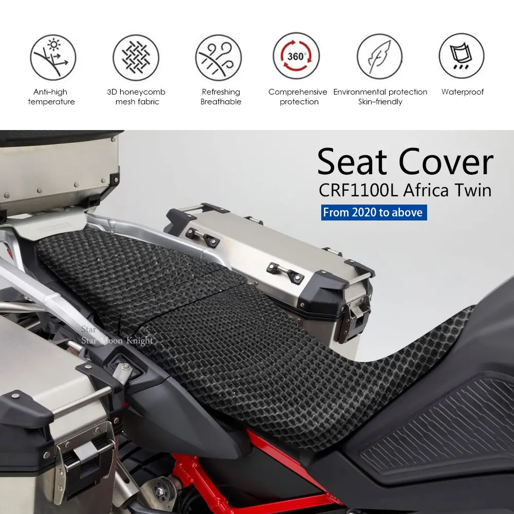 Тканевый чехол для сиденья мотоцикла подушки HONDA africa twin 1100 crf1100 crf L 1100L CRF1100L