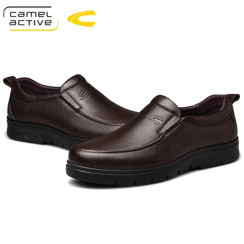 Camel Active/Новинка; Мужская обувь из натуральной кожи; Новинка; сезон лето-осень; деловая Повседневная легкая Удобная нескользящая обувь