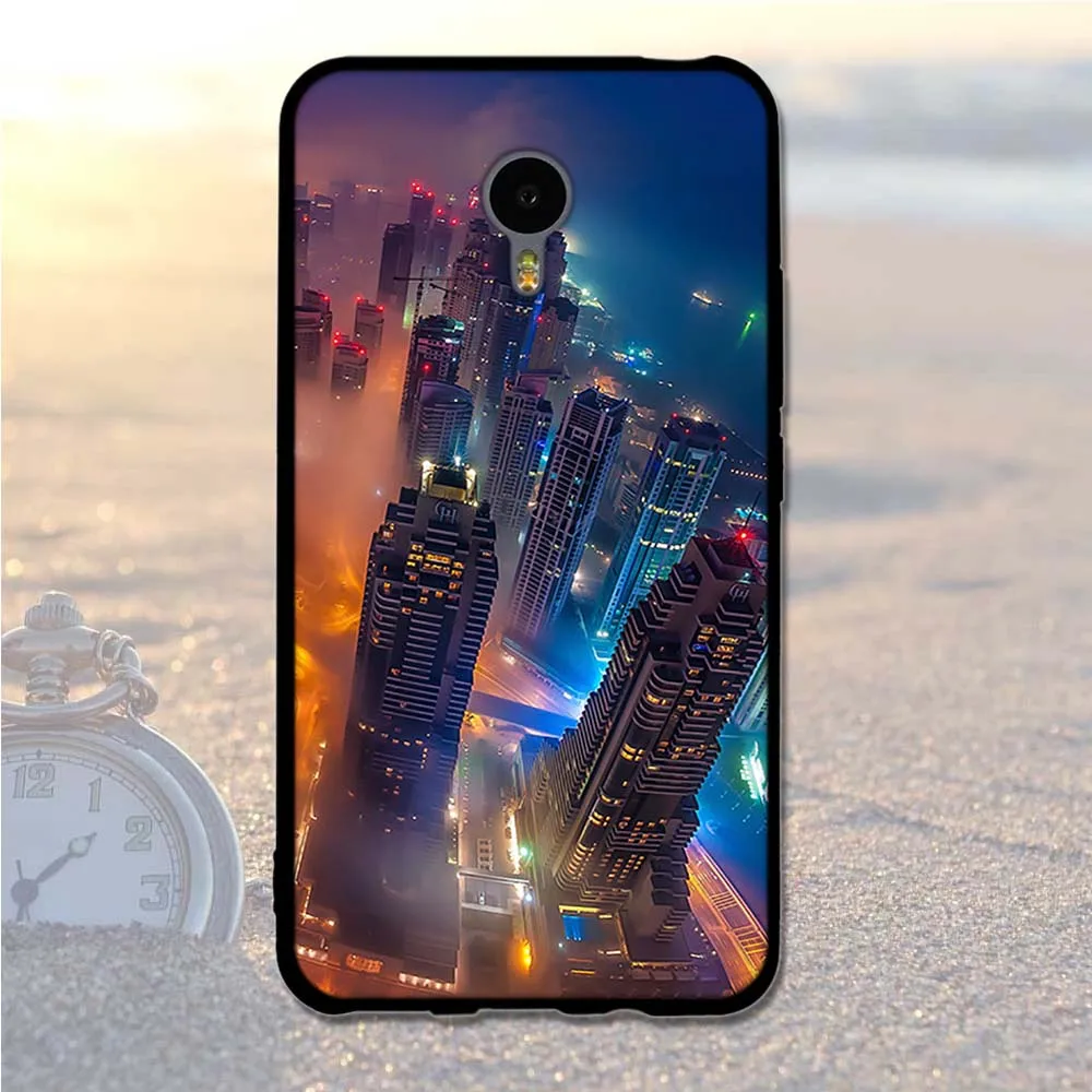 Мягкий чехол из ТПУ для Meizu m2 note, чехол, 5,5 дюймов, с рисунком, силиконовая задняя крышка для Meizu M2 NOTE Meilan Note 2, чехол для телефона s