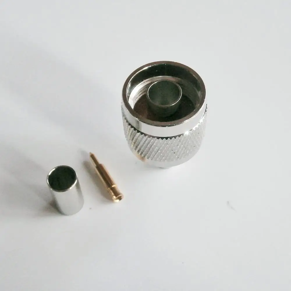 1 шт. РЧ разъем Coax N Штекер обжимной для RG8X LMR240 RG59 коаксиальный прямой