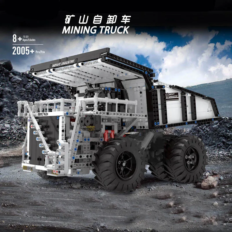 Mould King 13170 2005 шт. высокотехнологичный 29699 Либер Terex T284 горный экскаватор самосвал