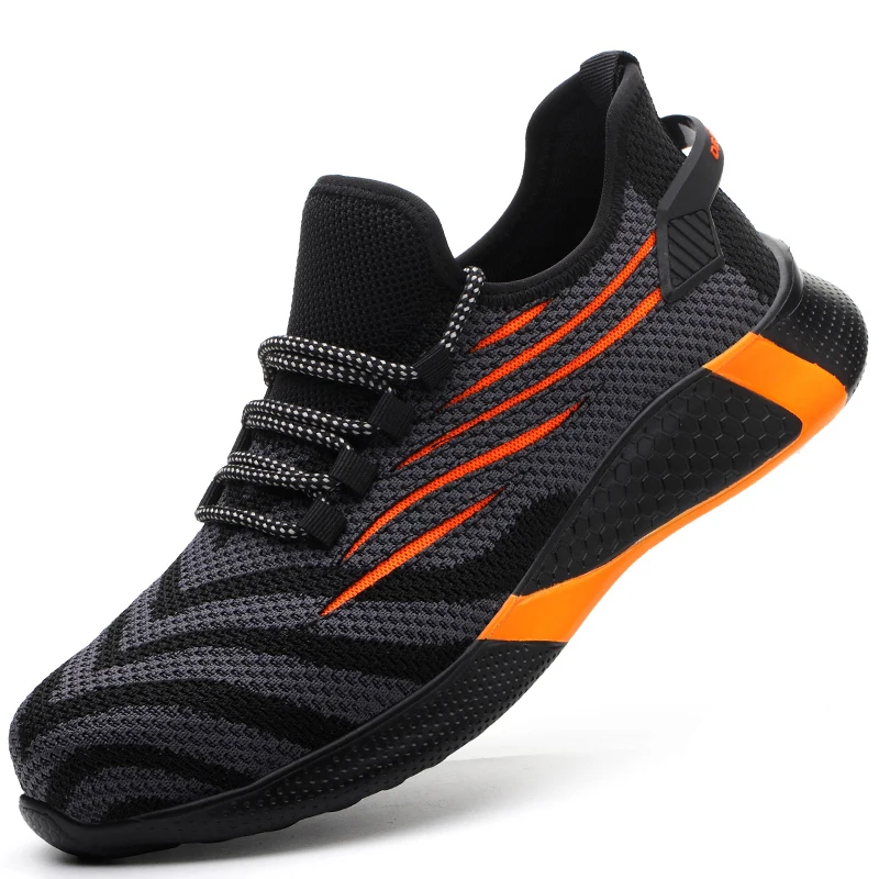 

Lightweight Safety Shoes Men Work Sneakers Indestructible Male Shoes Adult Security Steel Toe Shoes Work Protective Shoes Nice
