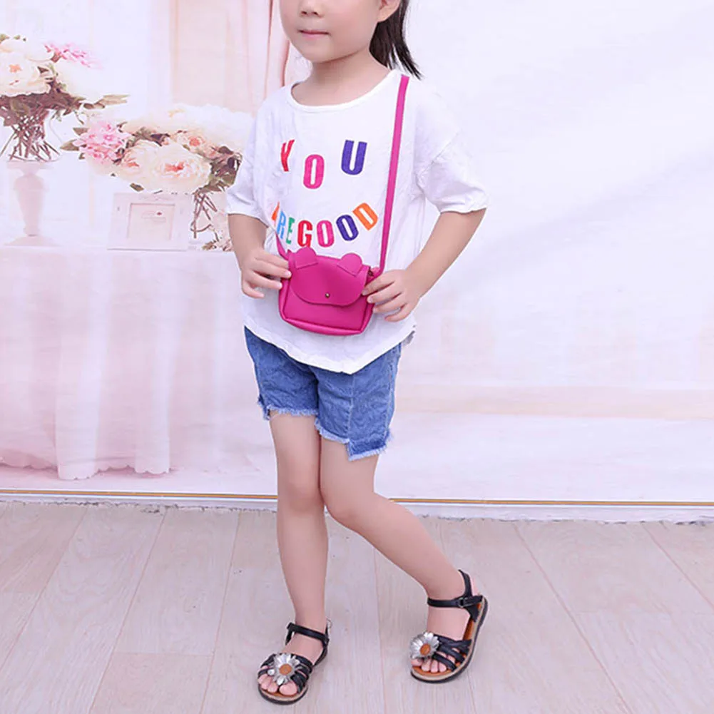 Популярная сумка через плечо из искусственной кожи с милыми мультяшными ушками