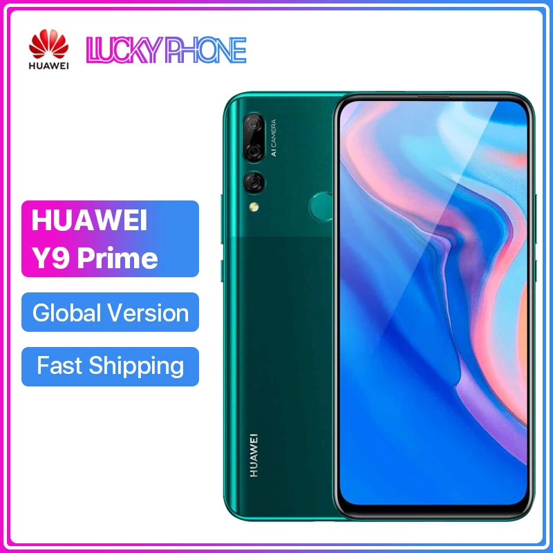 В наличии глобальная версия Huawei Y9 Prime 4 ГБ 128 Гб мобильный телефон 6 59 &quotAI тройные