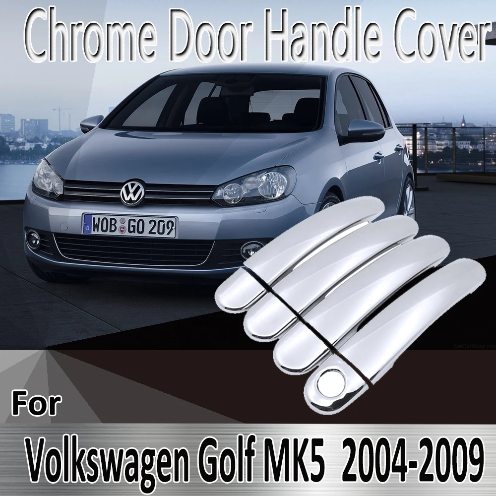 Для Volkswagen VW Golf 5 MK5 V Rabbit 1K GTI 2004 ~ 2009 наклейки украшение хромированная дверная ручка