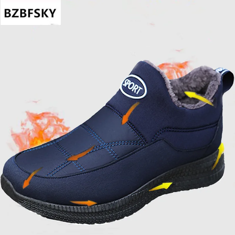 

Winter Men Loafers New Fashion Men Casual Warm Shoes Comfortable Men Fur Flats Driving Footwear Moccasins Men Snow Boots 39-44