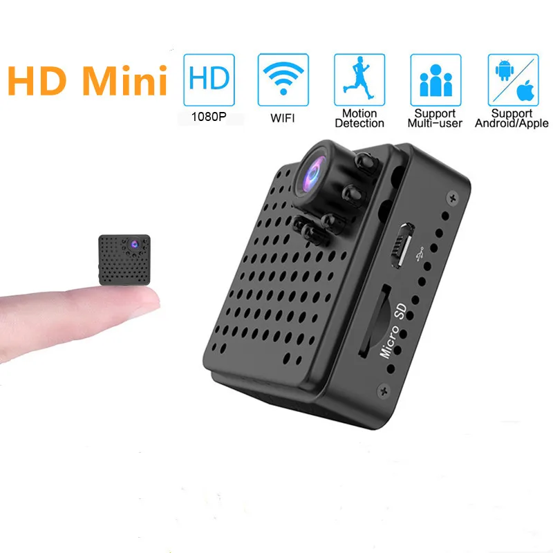 

Mini Camera Wifi 1080P IP Night Vision Camera Wireless IP Remote Built-in Battery Camera Baby Monitor CCTV Mini Wifi Camera