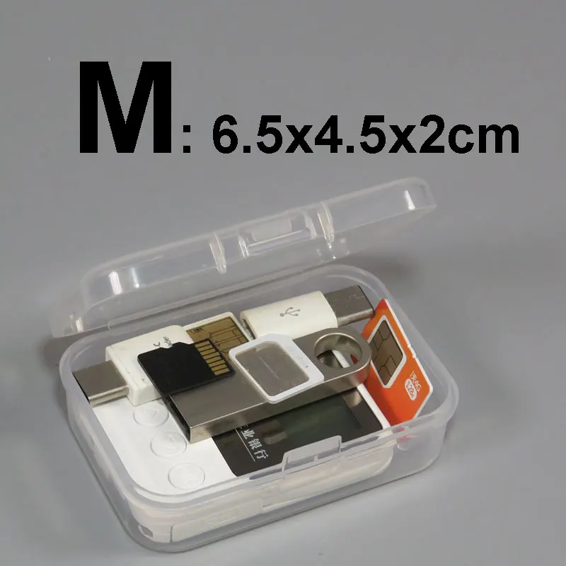 WAKEWO маленький чехол для хранения USB адаптер питания кабель памяти TF micro SD карта cas