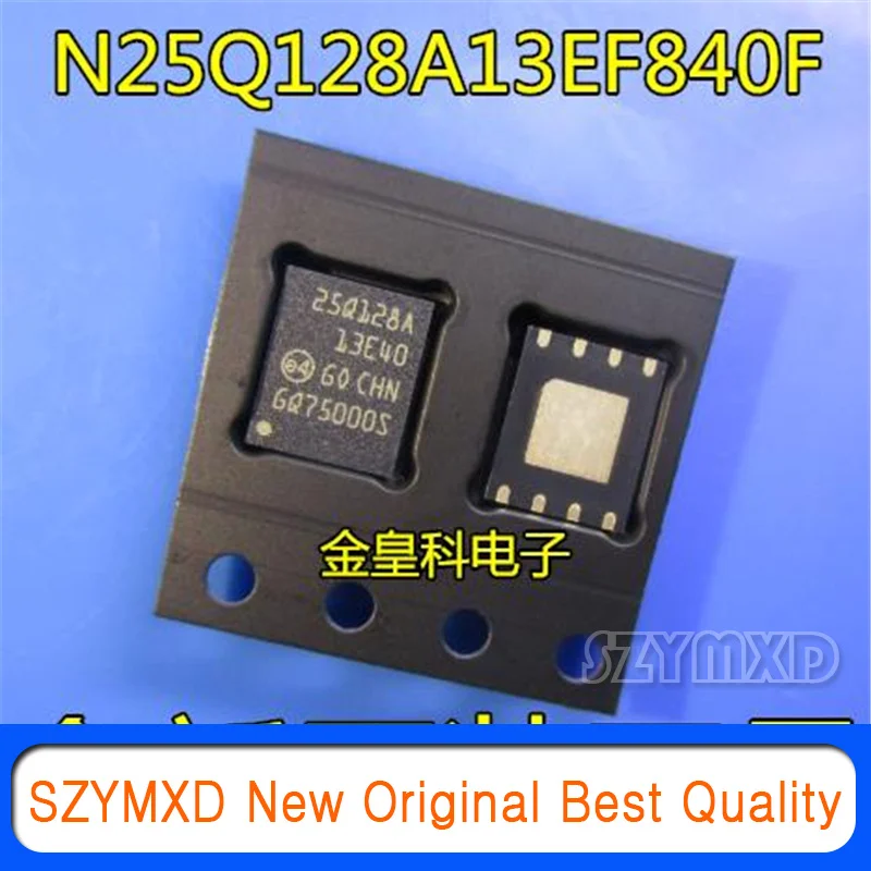 

5Pcs/Lot New Original N25Q128A13EF840F 25Q128A13E40 QFN86 memory IC 128Mb In Stock