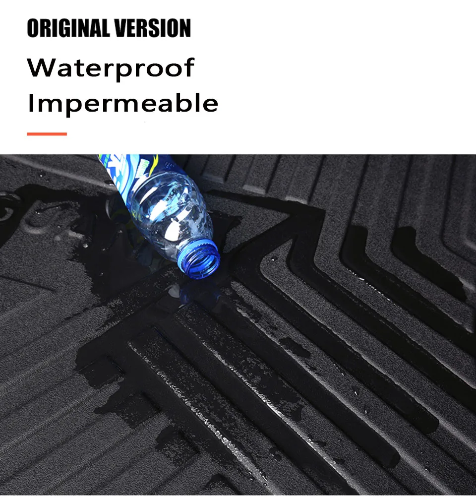 

1Set Rear Trunk Mat For BMW X3 G01 2018 2019 2020 2021 Car Cargo Styling Boot Liner Waterproof Anti-Slip Accessories Protection