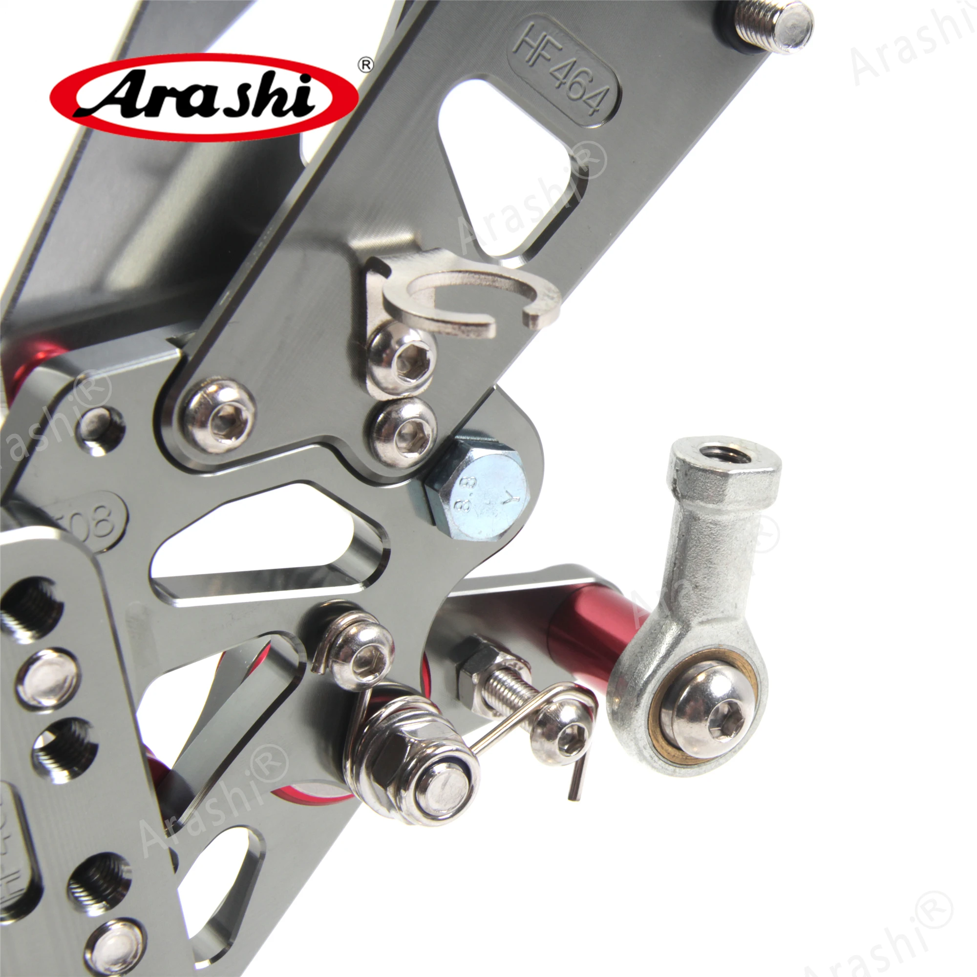 Arashi CNC Регулируемая Задняя Подножка для Кавасаки ниндзя 250R 2008-2012 колышки ног