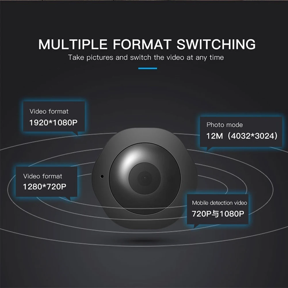 M-JPEG H6 1920x1080p ИК Ночное Видение движения Сенсор безопасности надзору за мини IP